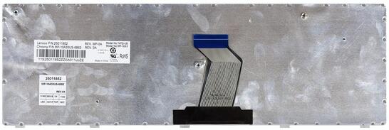 Клавиатура для ноутбука Lenovo IdeaPad (Z560, Z565, G570, G770) Black, (Bronze Frame), RU - фото 3