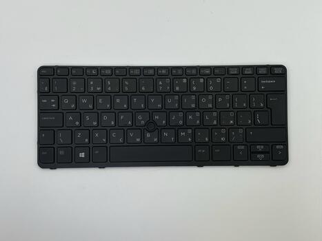 Клавиатура для ноутбука HP EliteBook 820 G1 с подсветкой (Light), с указателем (Point Stick) Black, RU - фото 2