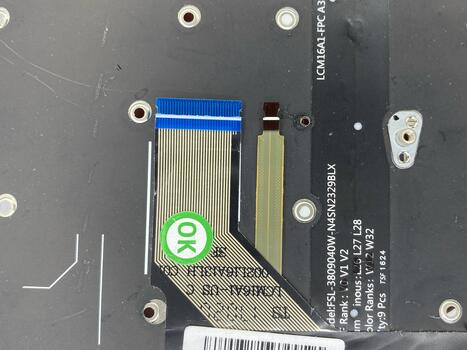 Клавиатура для ноутбука Lenovo Yoga 5 Pro (910) Black с подсветкой (Light), (No Frame) RU - фото 4