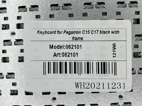 Клавиатура для ноутбука DNS (Pegatron C15, C17) Black, (With Frame) RU - фото 5