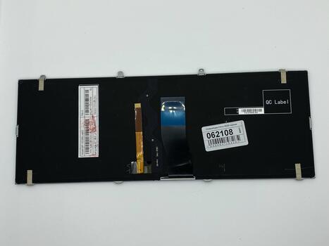 Клавиатура для ноутбука Clevo (W230) Black, (Silver Frame) RU