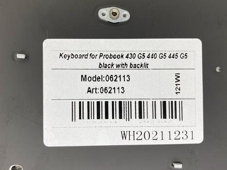 Клавиатура для HP ProBook (430 G5) с подсветкой (Light), Black, (Black Frame), RU - фото 5