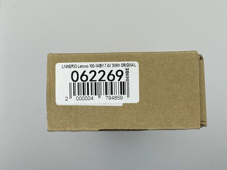 Аккумуляторная батарея для ноутбука Lenovo L14M2P23 Ideapad 100-14IBY 7.4V Black 4050mAh Orig - фото 5