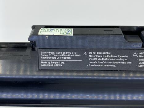 Аккумуляторная батарея для ноутбука DNS MB50-3S4400-S1B1 0137818 11.1V 48Wh Black 4400mAh Orig - фото 3