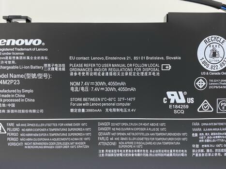 Аккумуляторная батарея для ноутбука Lenovo L14M2P24 E31-70 7.4V Black 4050mAh Orig - фото 3