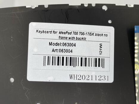 Клавиатура для ноутбука Lenovo IdeaPad (700, 700-17ISK) Black с подсветкой (No Frame), RU - фото 5
