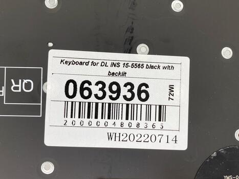 Клавиатура для ноутбука Dell Inspiron 15-5565 Black, (No Frame), RU - фото 5