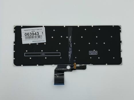 Клавиатура для ноутбука Xiaomi Mi Air (13.3) Silver с подсветкой (Light), (No Frame) RU