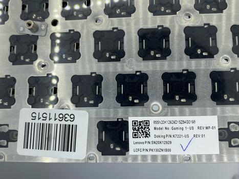 Клавиатура для ноутбука Lenovo Legion (Y920-17IKB) Black, (No Frame), RU - фото 3