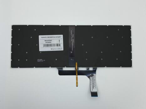 Клавиатура для ноутбука MSI (GS65, GS65VR) Black с подсветкой (Light), RU