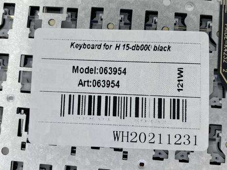 Клавиатура для ноутбука HP (15-db000) Black, (No Frame) RU - фото 5