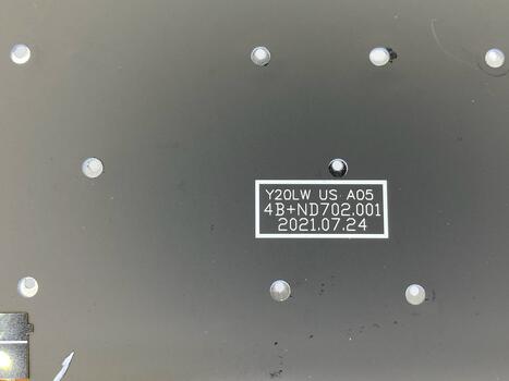 Клавиатура для ноутбука Xiaomi Mi Air (13.3) Black с подсветкой (Light), (No Frame) RU - фото 3