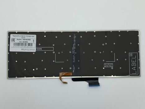 Клавиатура для ноутбука Xiaomi Mi Pro 15.6 Black с подсветкой (Light), (No Frame) RU