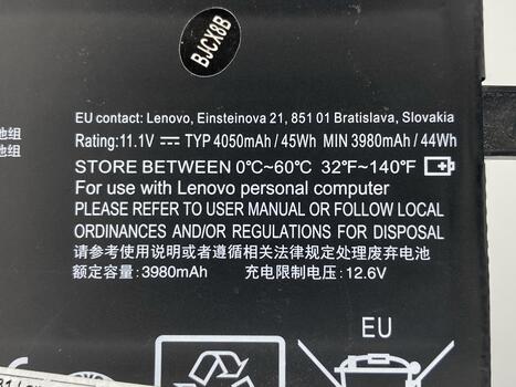 Аккумуляторная батарея для ноутбука Lenovo-IBM L15M3PB1 N22, N23, Chromebook 11.1V Black 3980mAh Orig - фото 3