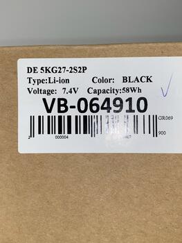 Аккумуляторная батарея для ноутбука Dell 5KG27 Inspiron 14-7437 7.4V Black 7800mAh Orig - фото 5