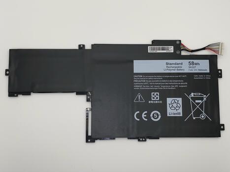 Аккумуляторная батарея для ноутбука Dell 5KG27 Inspiron 14-7437 7.4V Black 7800mAh Orig