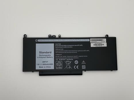 Аккумуляторная батарея для ноутбука Dell 6MT4T Latitude 14-E5470 7.4V Black 6000mAh OEM