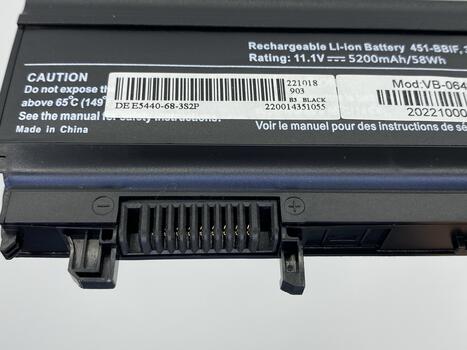 Аккумуляторная батарея для ноутбука Dell 970V9 Latitude E5440 11.1V Black 5200mAh OEM - фото 4