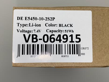 Аккумуляторная батарея для ноутбука Dell G5M10 Latitude E5450 7.4V Black 5800mAh OEM - фото 5
