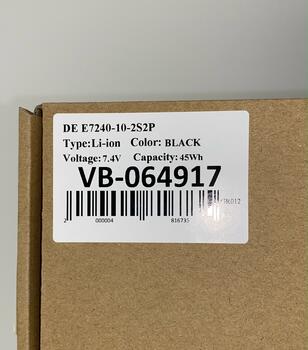 Аккумуляторная батарея для ноутбука Dell NCVF0 Latitude E7240 7.4V Black 6100mAh OEM - фото 5