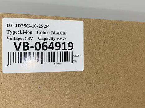 Аккумуляторная батарея для ноутбука Dell JD25G XPS 13-9343 Ultrabook 7.4V Black 7000mAh OEM - фото 5