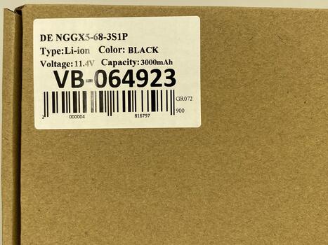 Аккумуляторная батарея для ноутбука Dell 0RDRH9 Latitude 12-E5270 11.4V Black 3000mAh OEM - фото 5