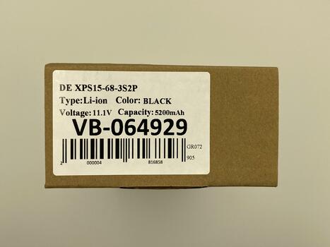 Аккумуляторная батарея для ноутбука Dell JWPHF XPS15 11.1V Black 5200mAh OEM - фото 5