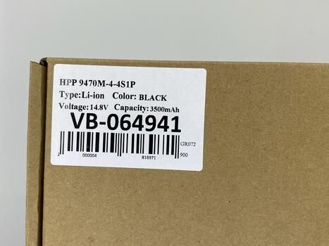 Аккумуляторная батарея для ноутбука HP BT04XL EliteBook Folio 9470m 14.8V Black 3500mAh OEM - фото 5