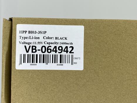 Аккумуляторная батарея для ноутбука HP BI03 Pavilion 13-u x360 11.55V Black 3400mAh OEM - фото 5
