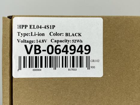 Аккумуляторная батарея для ноутбука HP EL04XL ENVY 4 14.8V Black 3500mAh OEM - фото 5