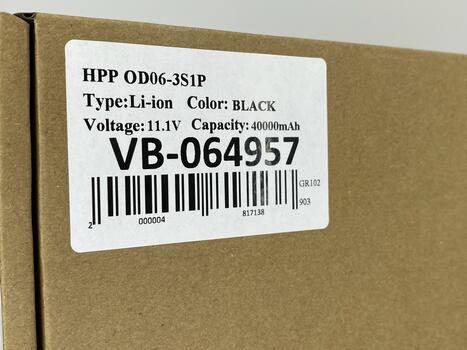 Аккумуляторная батарея для ноутбука HP OD06XL EliteBook Revolve 810 11.1V Black 4000mAh OEM - фото 5