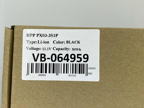 Аккумуляторная батарея для ноутбука HP PX03XL Envy 14 11.1V Black 4500mAh OEM - фото 5