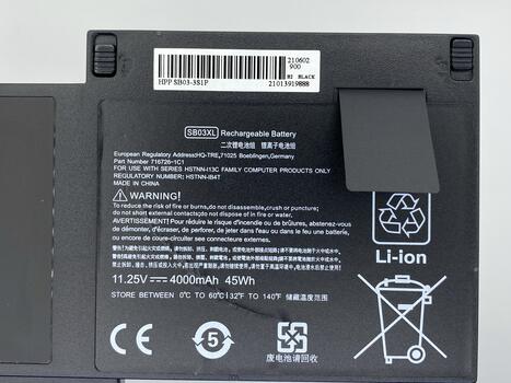 Аккумуляторная батарея для ноутбука HP SB03 EliteBook 725 11.25V Black 4000mAh OEM - фото 3