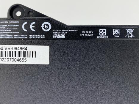 Аккумуляторная батарея для ноутбука HP SN03 EliteBook 820 G4 11.4V Black 3860mAh OEM - фото 3