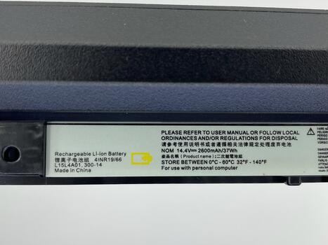Аккумуляторная батарея для ноутбука Lenovo L15L4A01 IdeaPad 100 14.4V Black 2600mAh OEM - фото 3