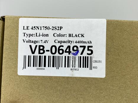Аккумуляторная батарея для ноутбука Lenovo 45N1750 ThinkPad Yoga 11e 7.4V Black 5200mAh OEM - фото 5