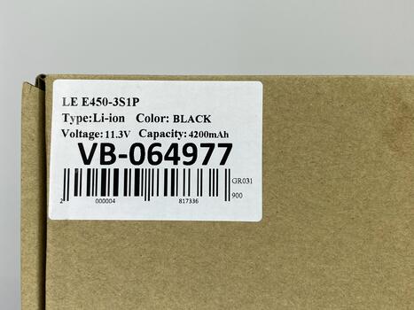 Аккумуляторная батарея для ноутбука Lenovo 45N1754 Thinkpad E450 11.3V Black 4200mAh OEM - фото 5