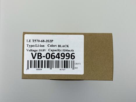 Аккумуляторная батарея для ноутбука Lenovo 01AV427 ThinkPad T480 T570 10.8V Black 5200mAh OEM - фото 5