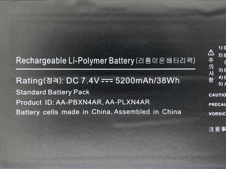 Аккумуляторная батарея для ноутбука Samsung AA-PBXN4AR 900X3C-A01 7.4V Black 5200mAh OEM - фото 3