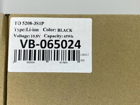 Аккумуляторная батарея для ноутбука Toshiba PA5208-1BRS Satellite E45 10.8V Black 4160mAh OEM - фото 5