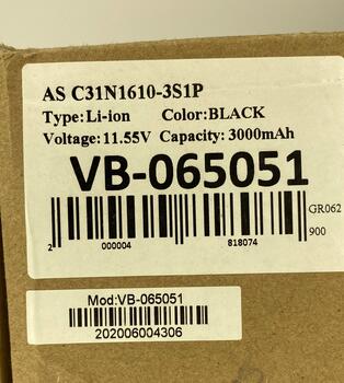 Аккумуляторная батарея для ноутбука Asus C31N1610 ZenBook UX330 11.55V Black 3000mAh OEM - фото 5