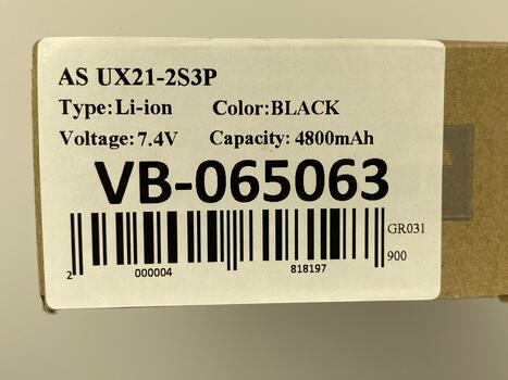 Аккумуляторная батарея для ноутбука Asus C23-UX21 UX21-2S3P 7.4V Black 4800mAh OEM - фото 5