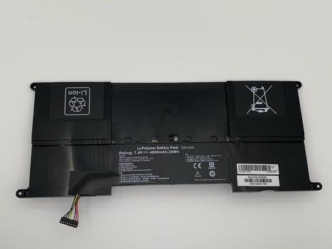 Аккумуляторная батарея для ноутбука Asus C23-UX21 UX21-2S3P 7.4V Black 4800mAh OEM