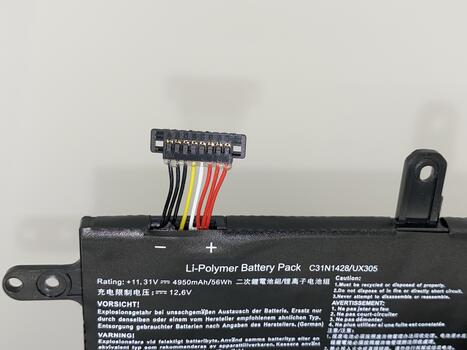 Аккумуляторная батарея для ноутбука Asus C31N1428 UX305 11.31V Black 4950mAh OEM - фото 4