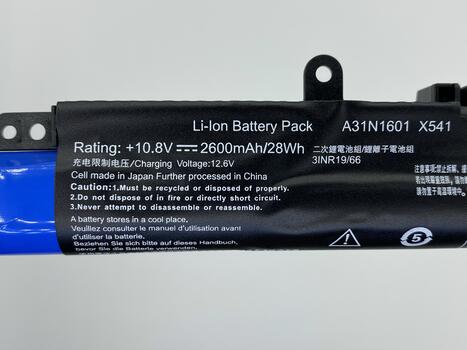 Аккумуляторная батарея для ноутбука Asus A31N1601 X541-3S1P 10.8V Black 2600mAh OEM - фото 3