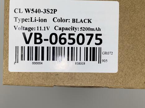 Аккумуляторная батарея для ноутбука Clevo W540 M72 11.1V Black 5200mAh OEM - фото 5