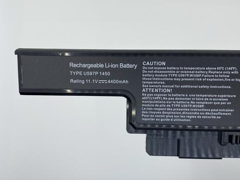 Аккумуляторная батарея для ноутбука Dell W356P Studio 1450 11.1V Black 4400mAh OEM - фото 3