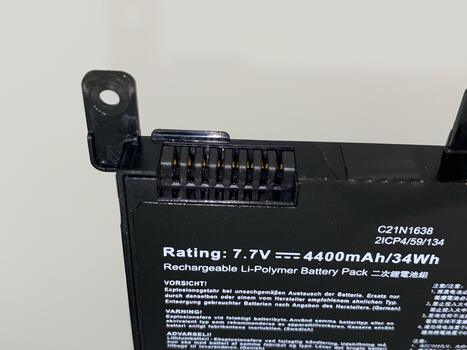 Аккумуляторная батарея для ноутбука Asus C21N1638 F442U, A480U 7.7V Black 4400mAh OEM - фото 4
