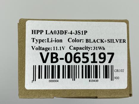 Аккумуляторная батарея для ноутбука HP LA03DF Pavilion 15-f 11.1V Black 2850mAh OEM - фото 5