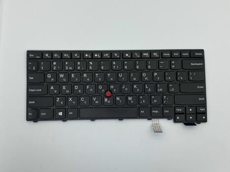 Клавиатура для ноутбука Lenovo Thinkpad (T460S, T470S) Black, (Black Frame), RU - фото 2